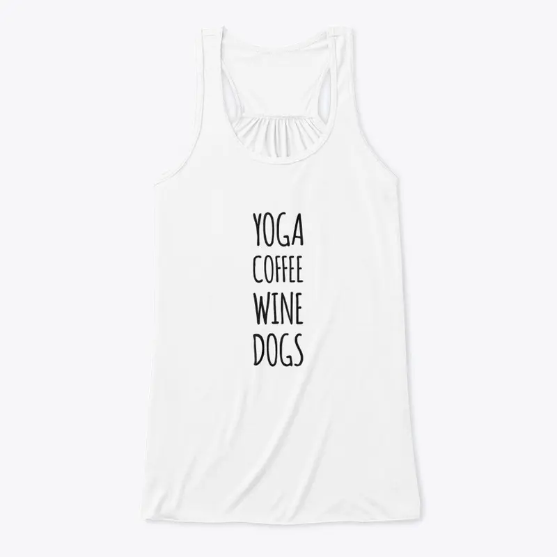 Yoga Coffee Wine Dogs