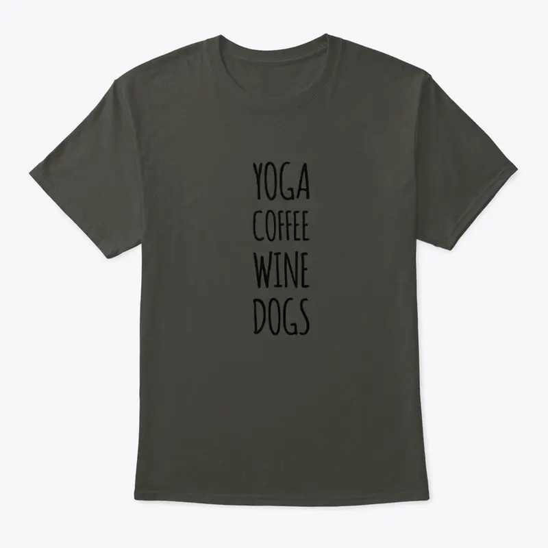 Yoga Coffee Wine Dogs