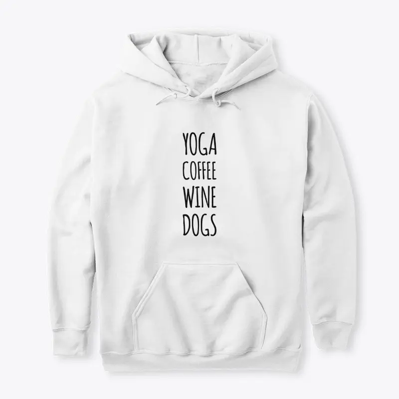 Yoga Coffee Wine Dogs